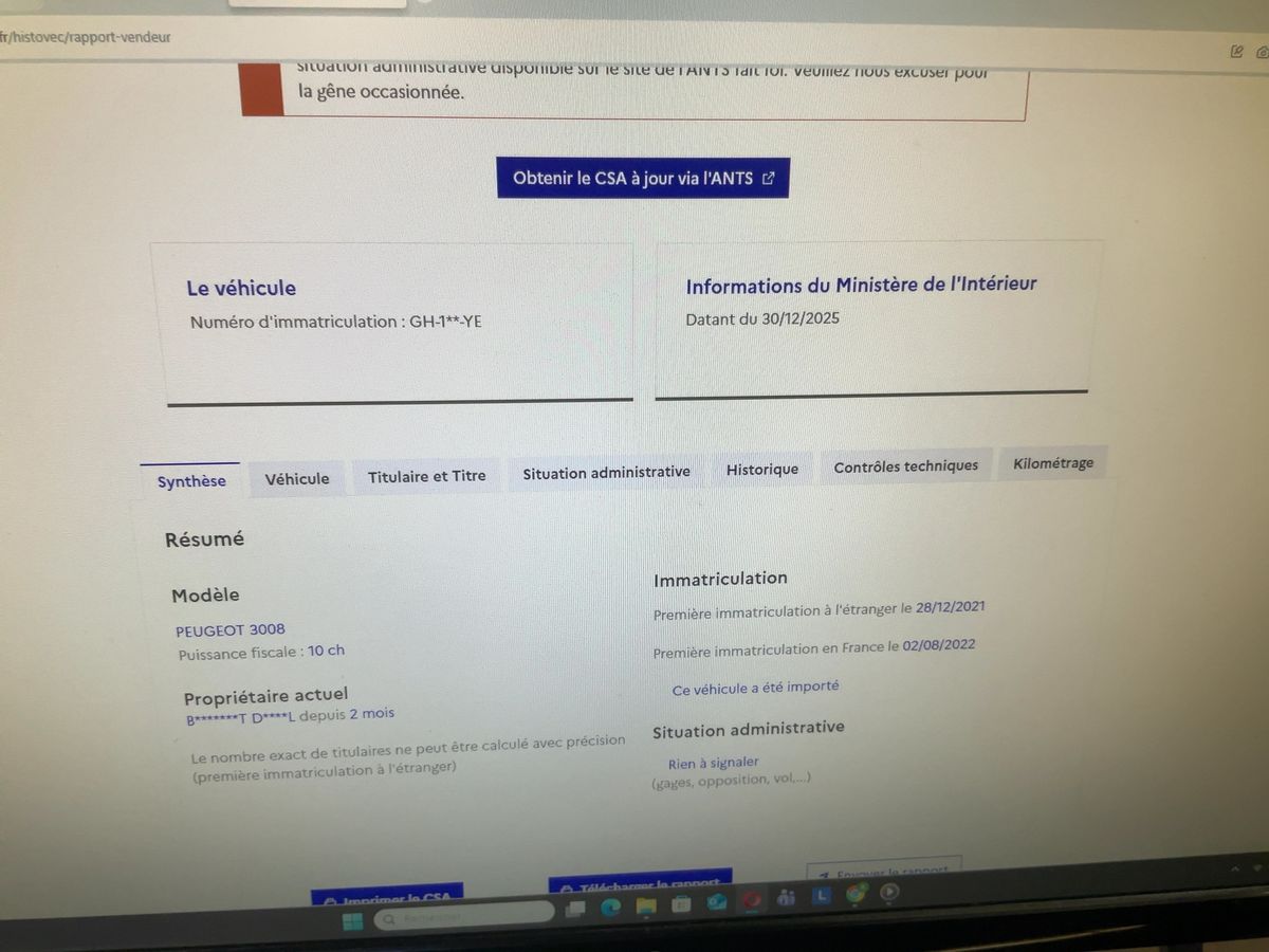 Peugeot 3008 d'occasion