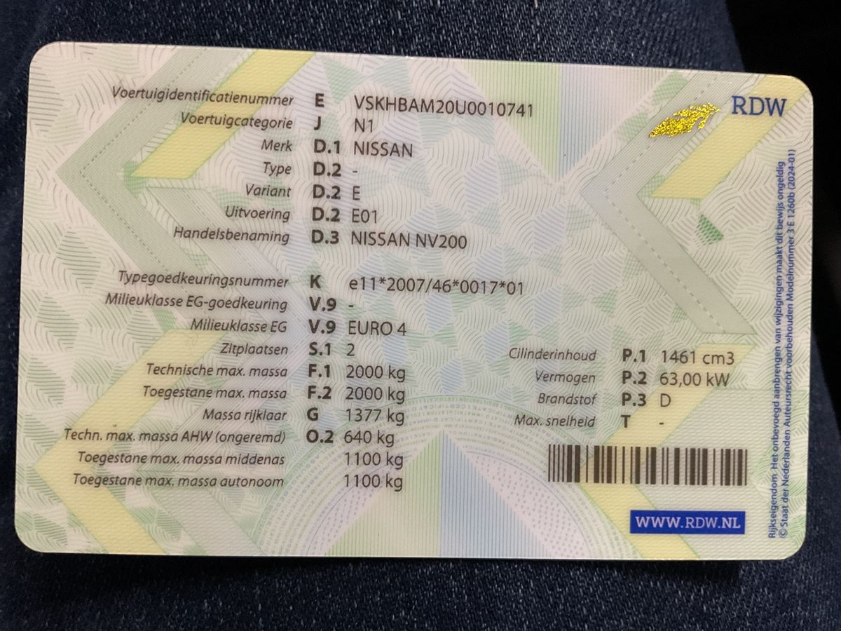 Nissan NV200 d'occasion