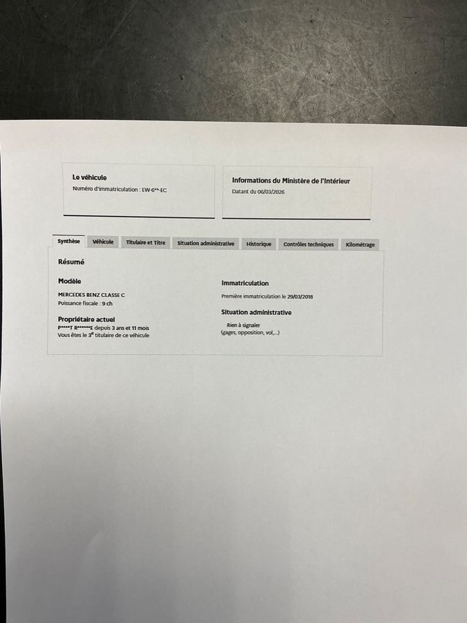 Mercedes-Benz C-Klasse d'occasion