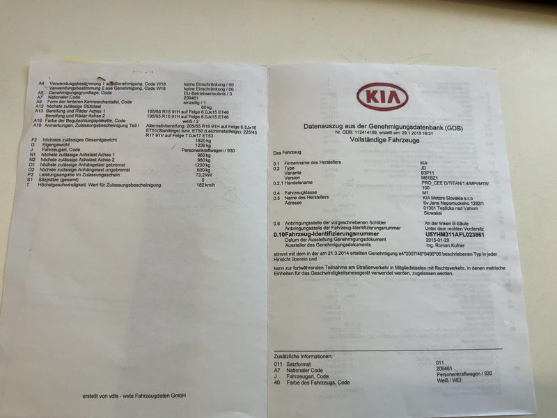 Kia pro_cee'd 1.4 Titan — zdjęcie 16