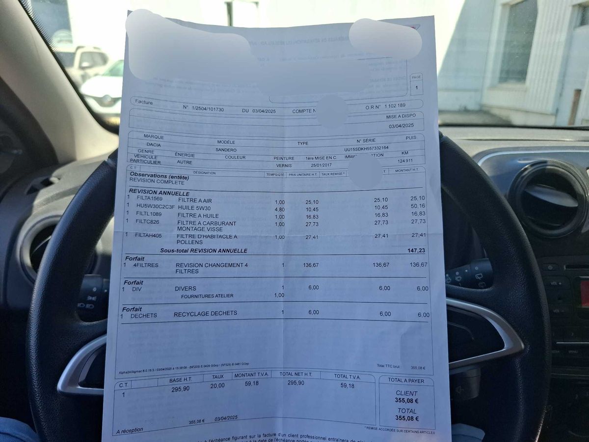 Dacia Sandero d'occasion