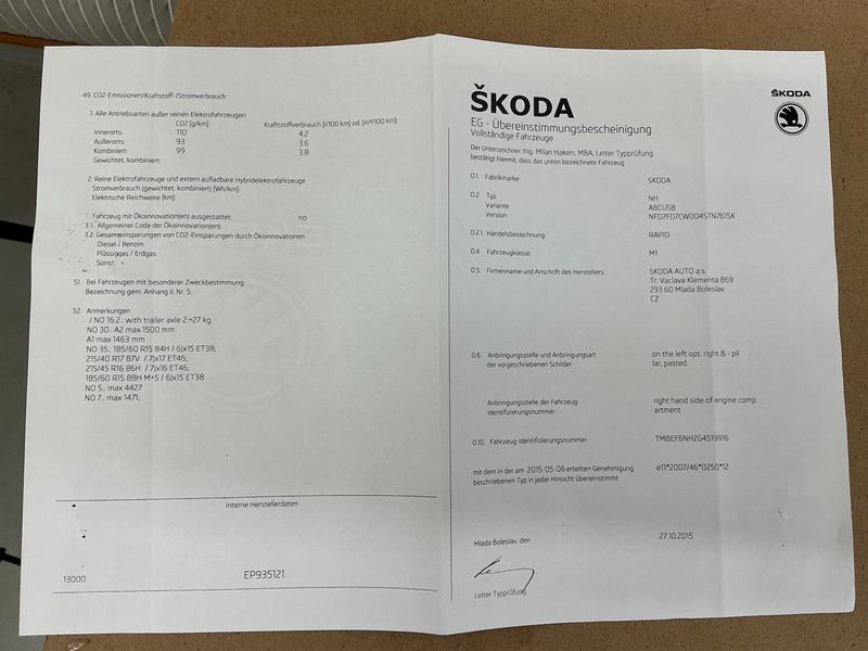 Skoda Rapid Spaceback 1.4 TDI Edition — zdjęcie 16