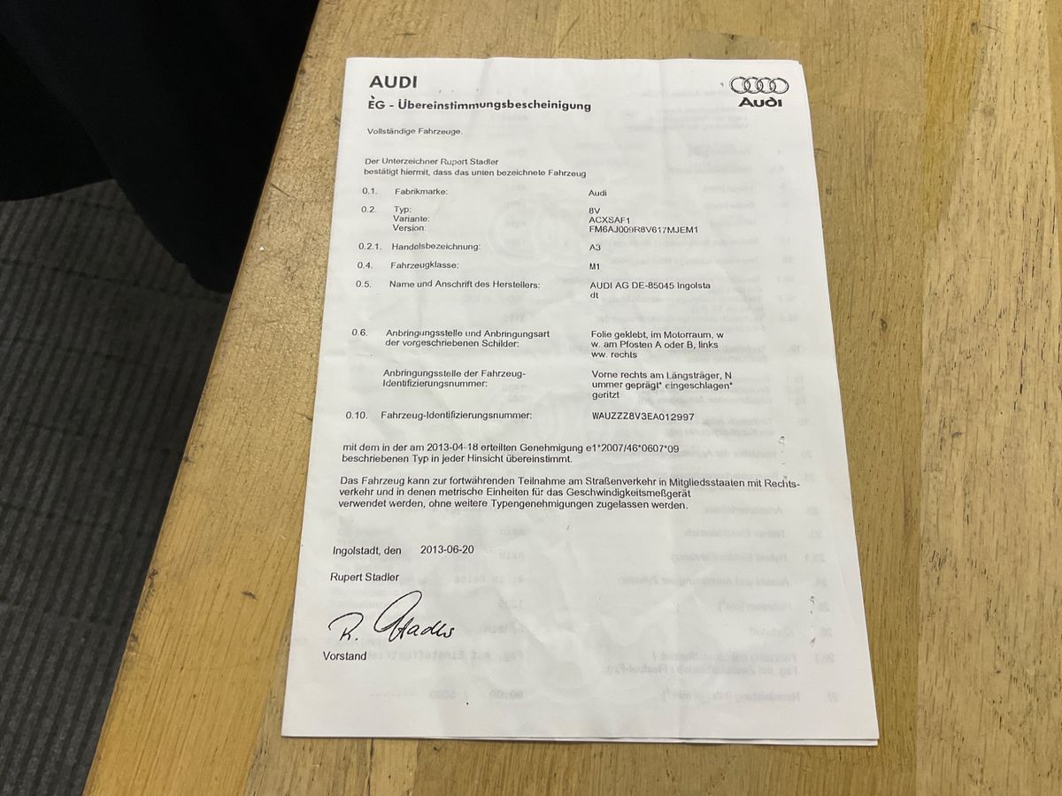 Audi A3 1.4 TFSI Attraction