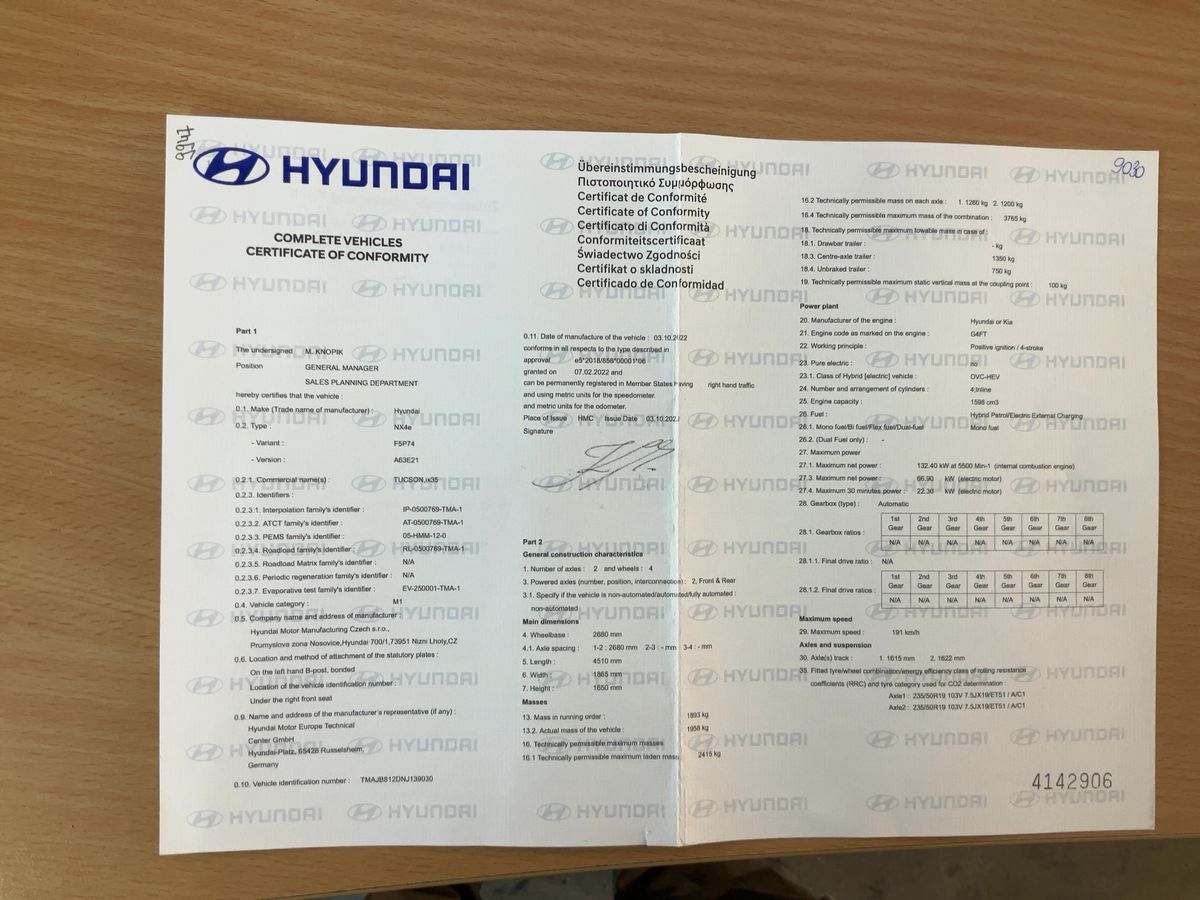 Hyundai Tucson d'occasion