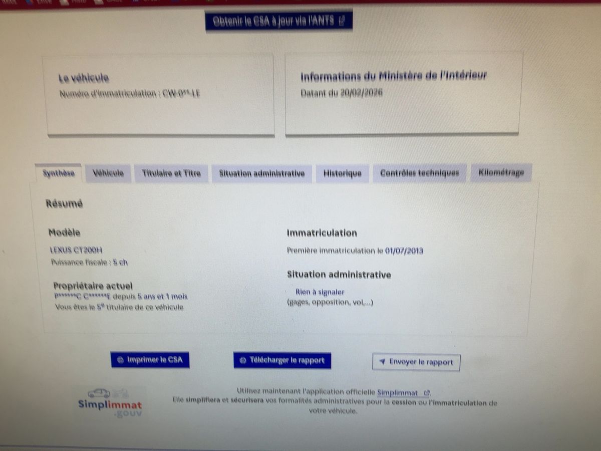 Lexus CT-Serie d'occasion