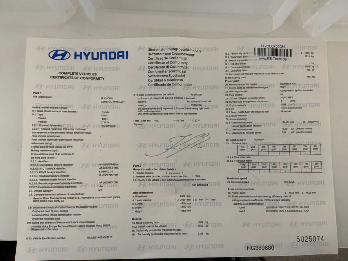 Hyundai Tucson d'occasion