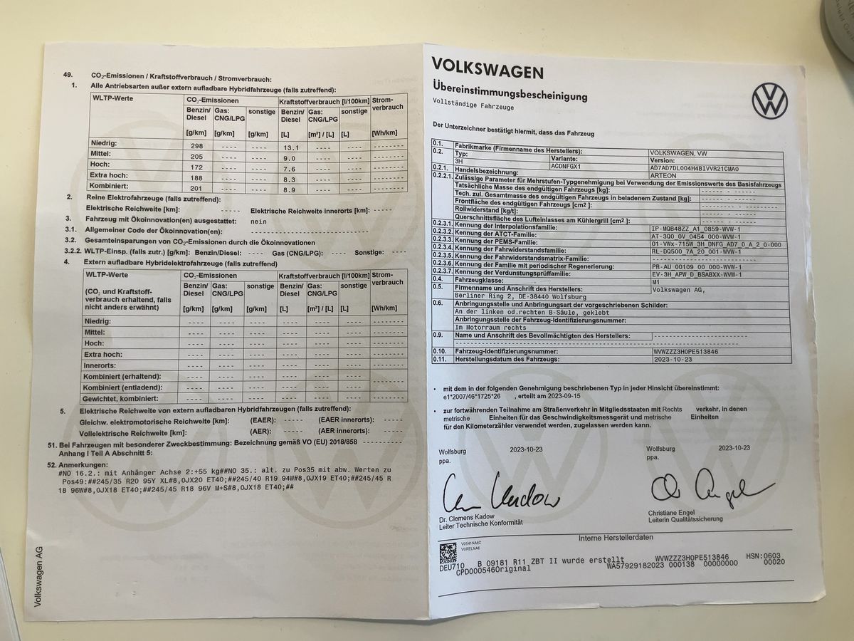 Volkswagen Arteon d'occasion