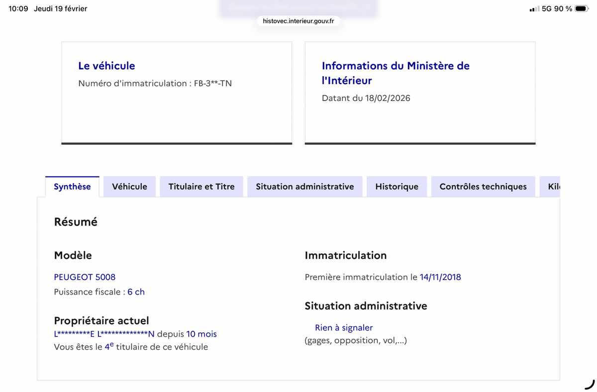 Peugeot 5008 d'occasion