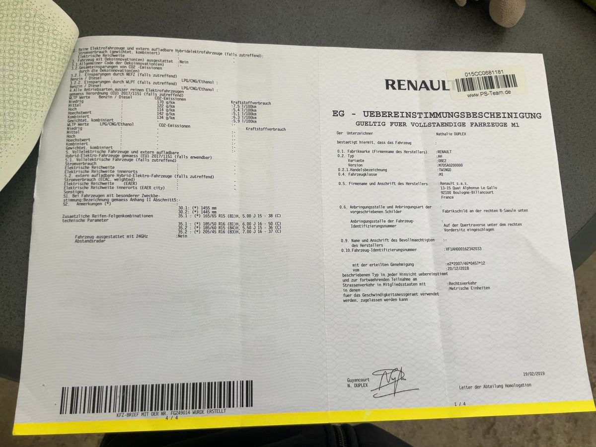 Renault Twingo d'occasion