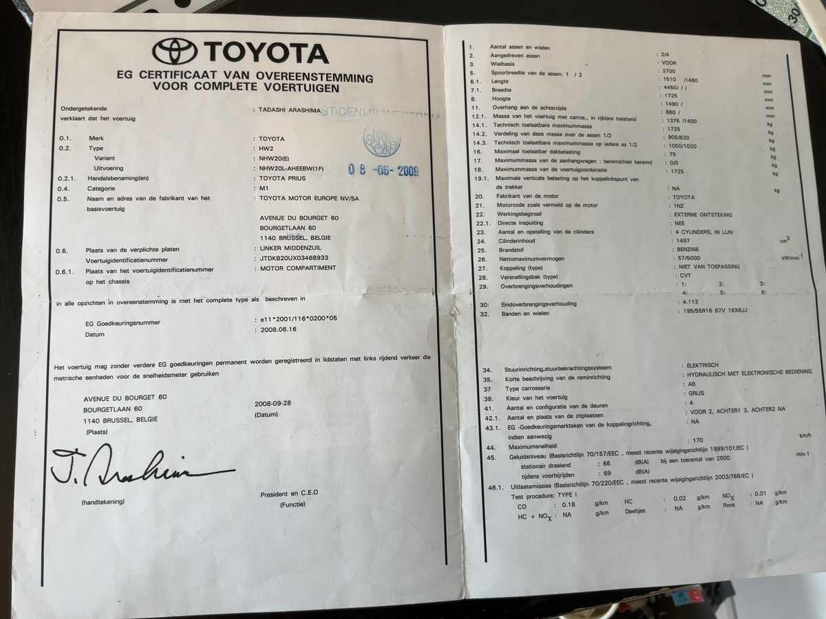 Toyota Prius d'occasion