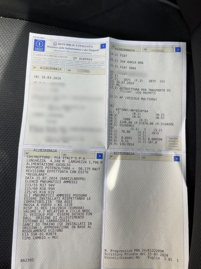 Fiat 500X d'occasion