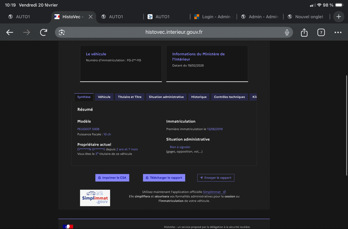 Peugeot 5008 d'occasion