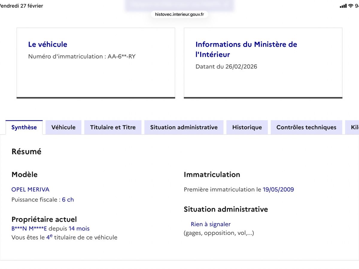 Opel Meriva d'occasion