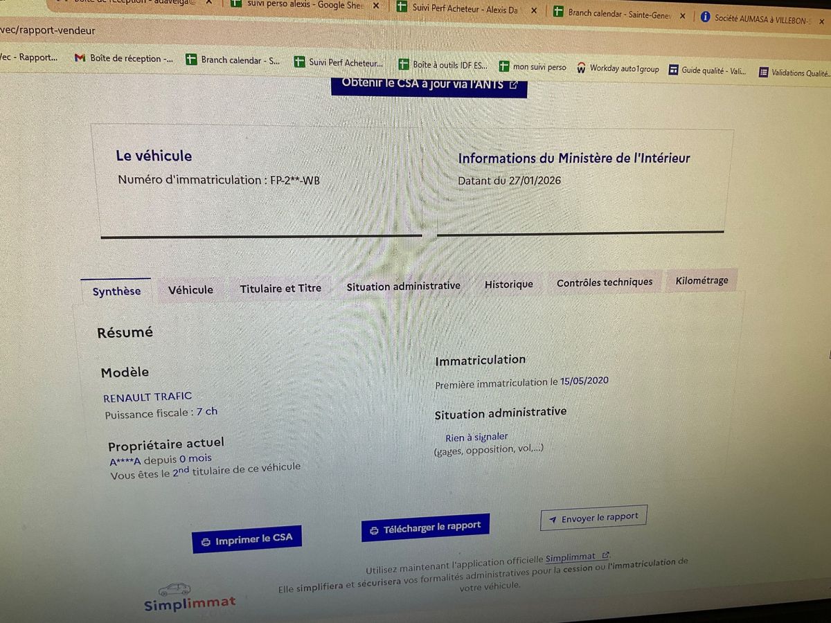 Renault Trafic d'occasion