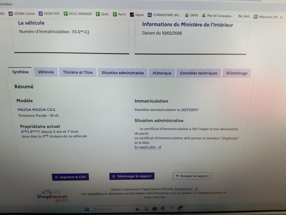 Mazda CX-5 d'occasion