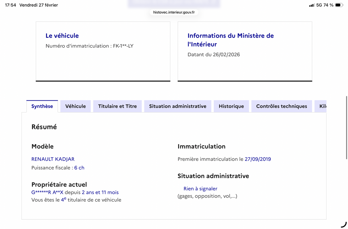 Renault Kadjar d'occasion