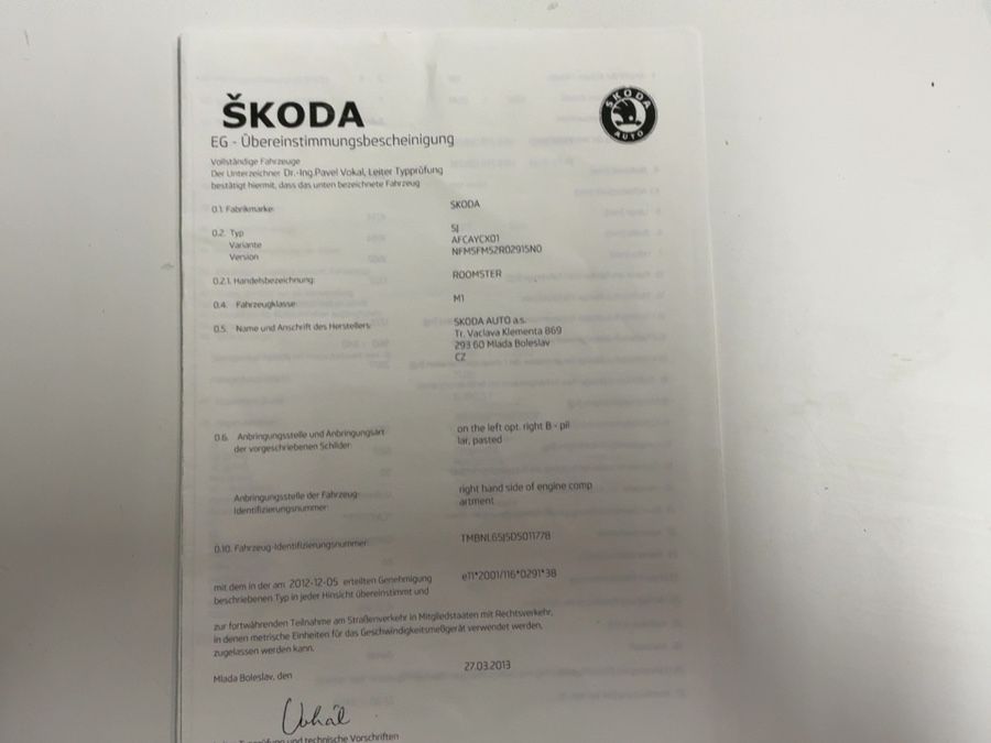 Skoda Roomster 1.6 TDI Ambition Plus Edition
