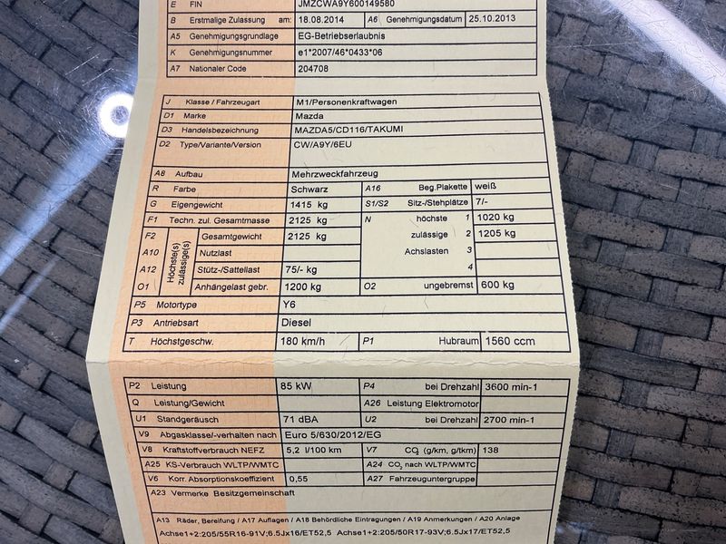 Mazda 5 1.6 CD Diesel Takumi — zdjęcie 5