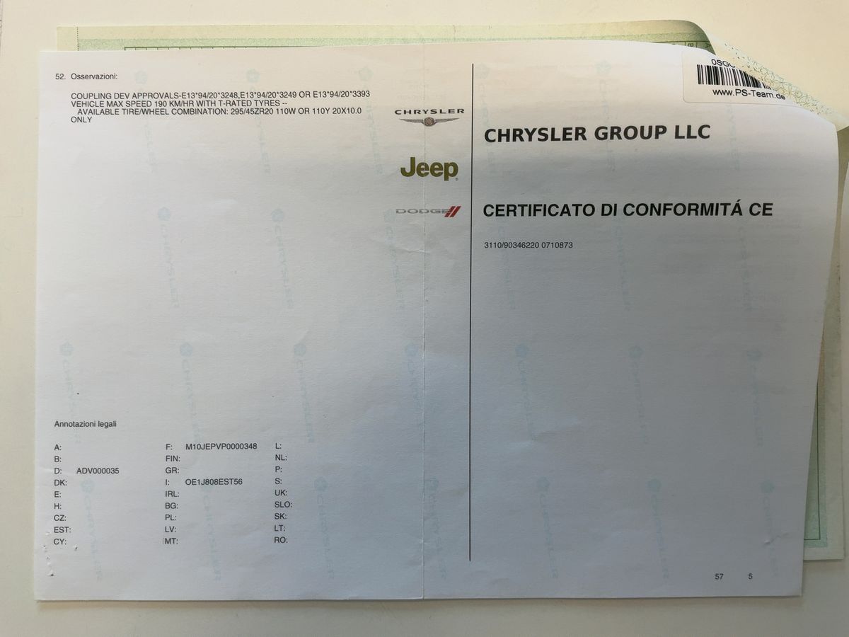 Jeep Grand d'occasion