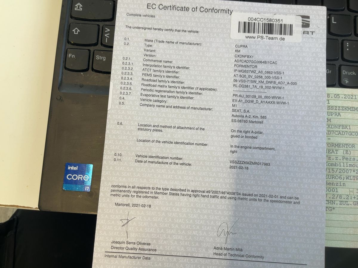 Cupra Formentor d'occasion