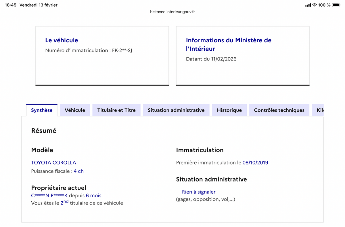Toyota Corolla d'occasion