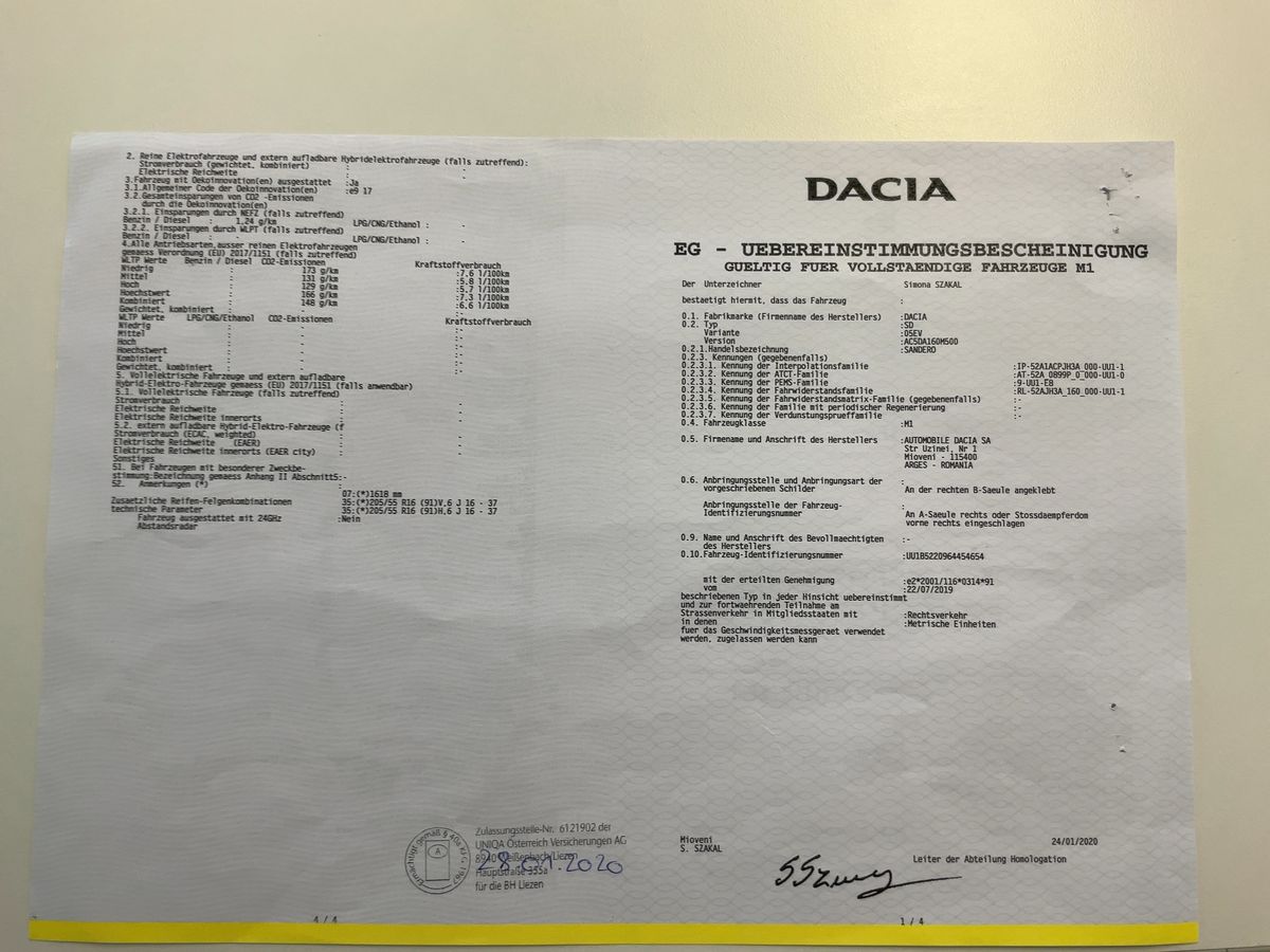 Dacia Sandero d'occasion