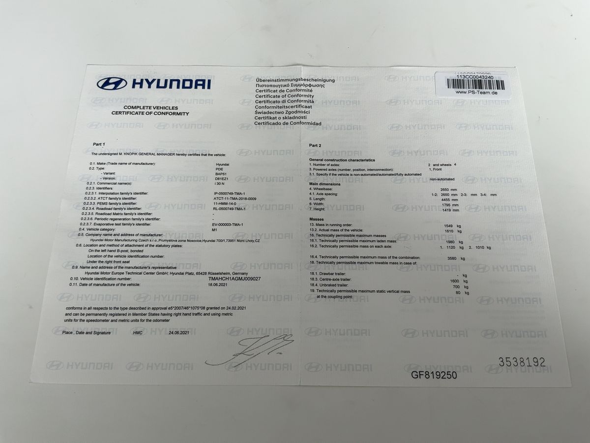 Hyundai i30 d'occasion