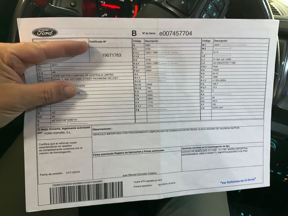 Ford Ranger 2.0 TDCi Doppelkabine 4x4 Raptor