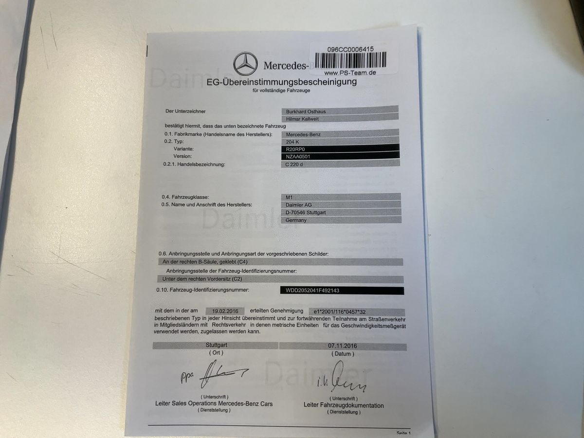 Mercedes-Benz C-Klasse d'occasion