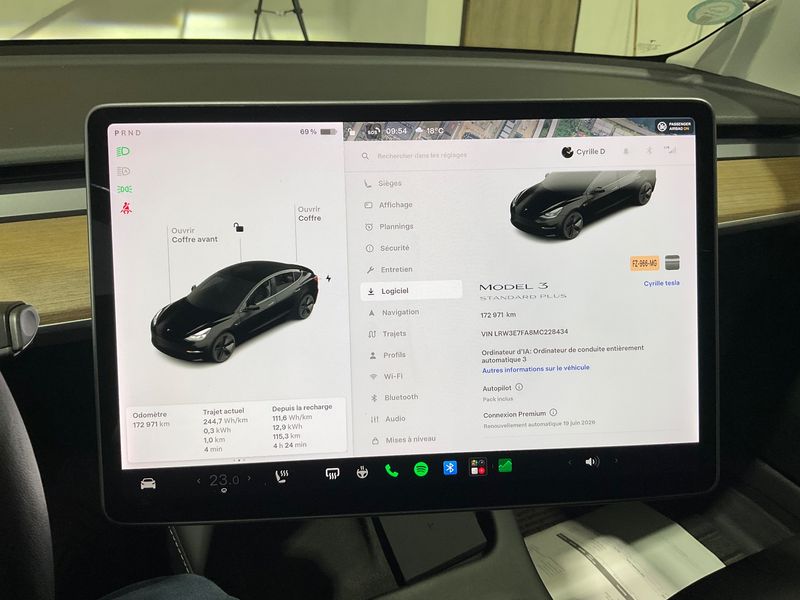 Tesla Model 3 Standard Range Plus RWD — zdjęcie 13