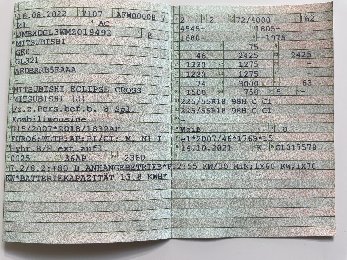 Mitsubishi Eclipse Cross 2.4 Plug-in Hybrid 4WD