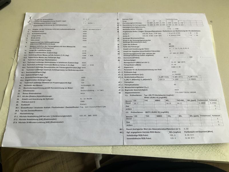 Volkswagen Crafter 2.0 TDI Kasten 35 lang Hochdach FWD — zdjęcie 16