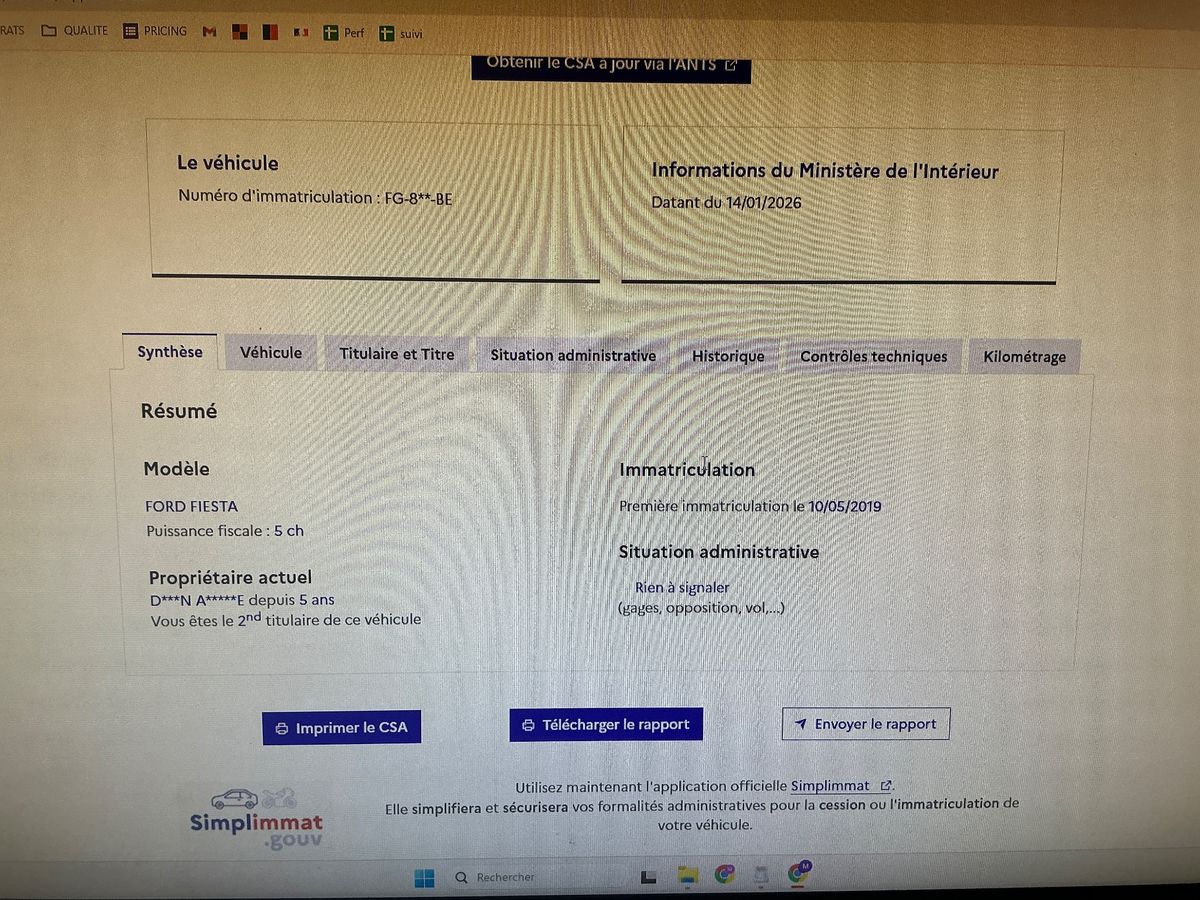 Ford Fiesta d'occasion