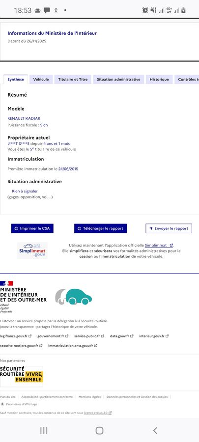 Renault Kadjar d'occasion