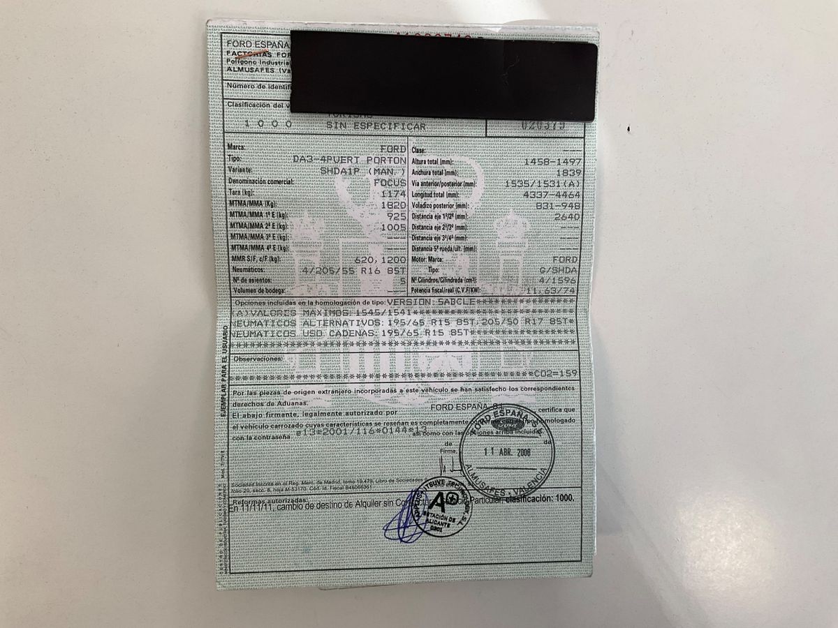 Ford Focus 1.6 Trend