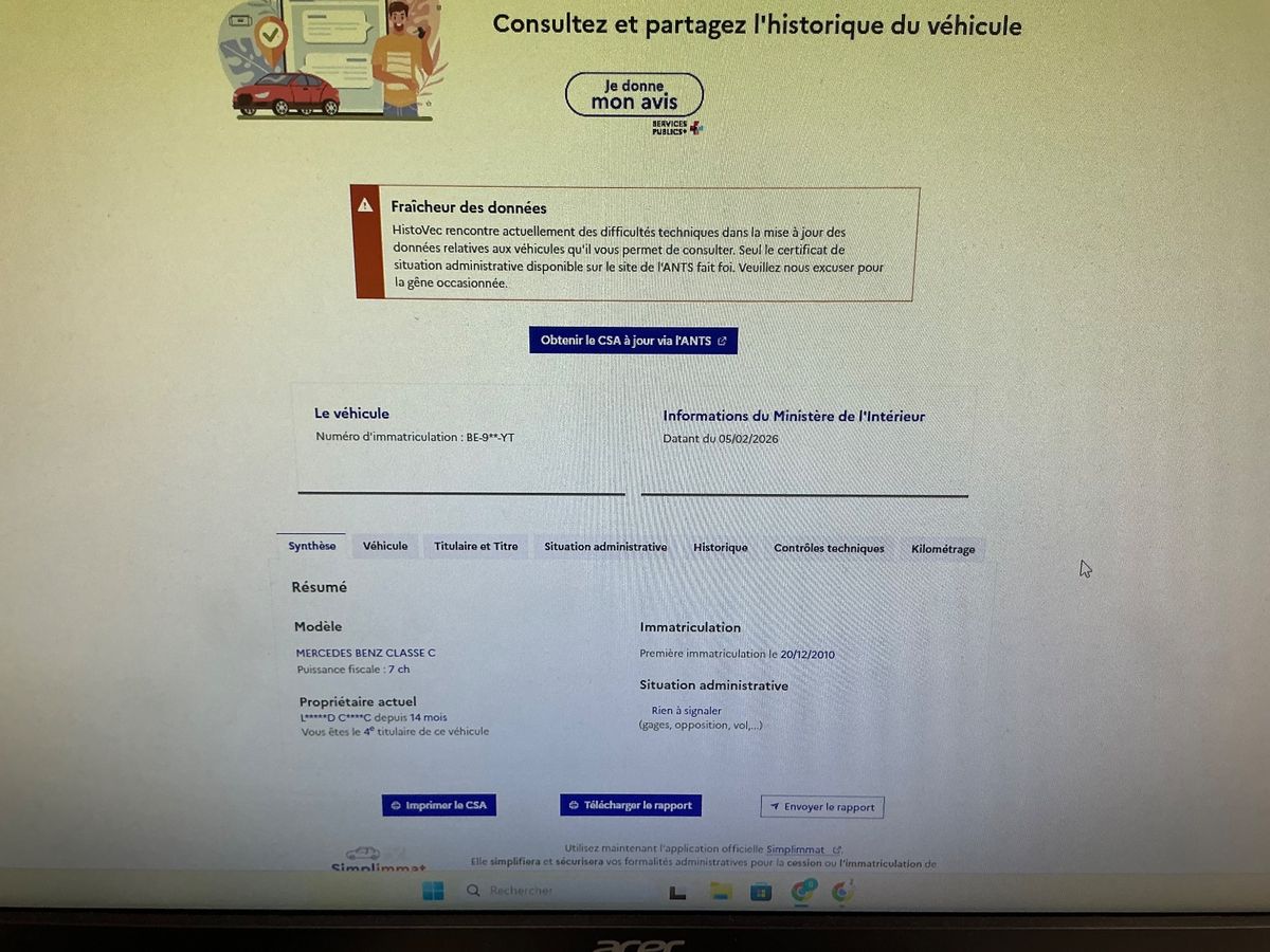 Mercedes-Benz C-Klasse d'occasion