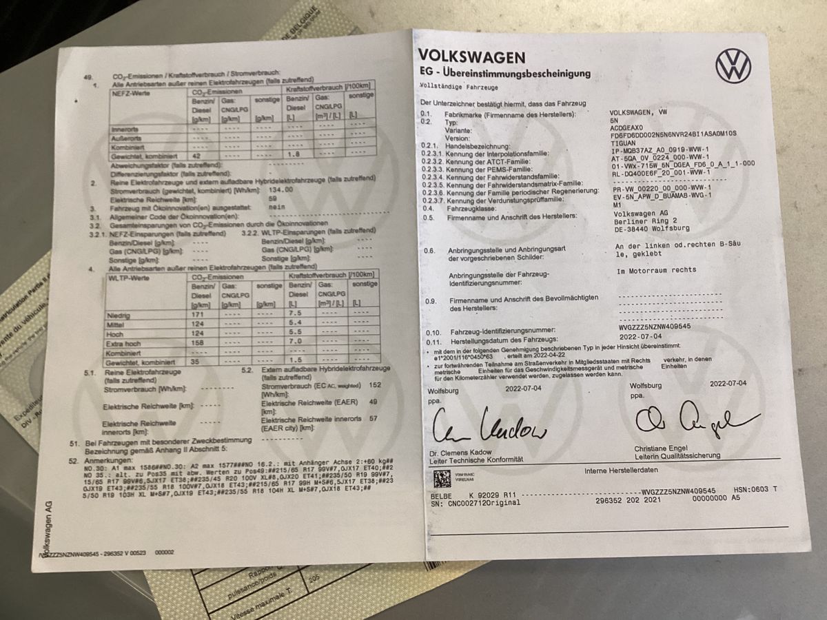 Volkswagen Tiguan 1.4 eHybrid Life