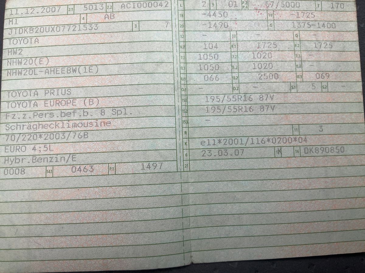 Toyota Prius d'occasion