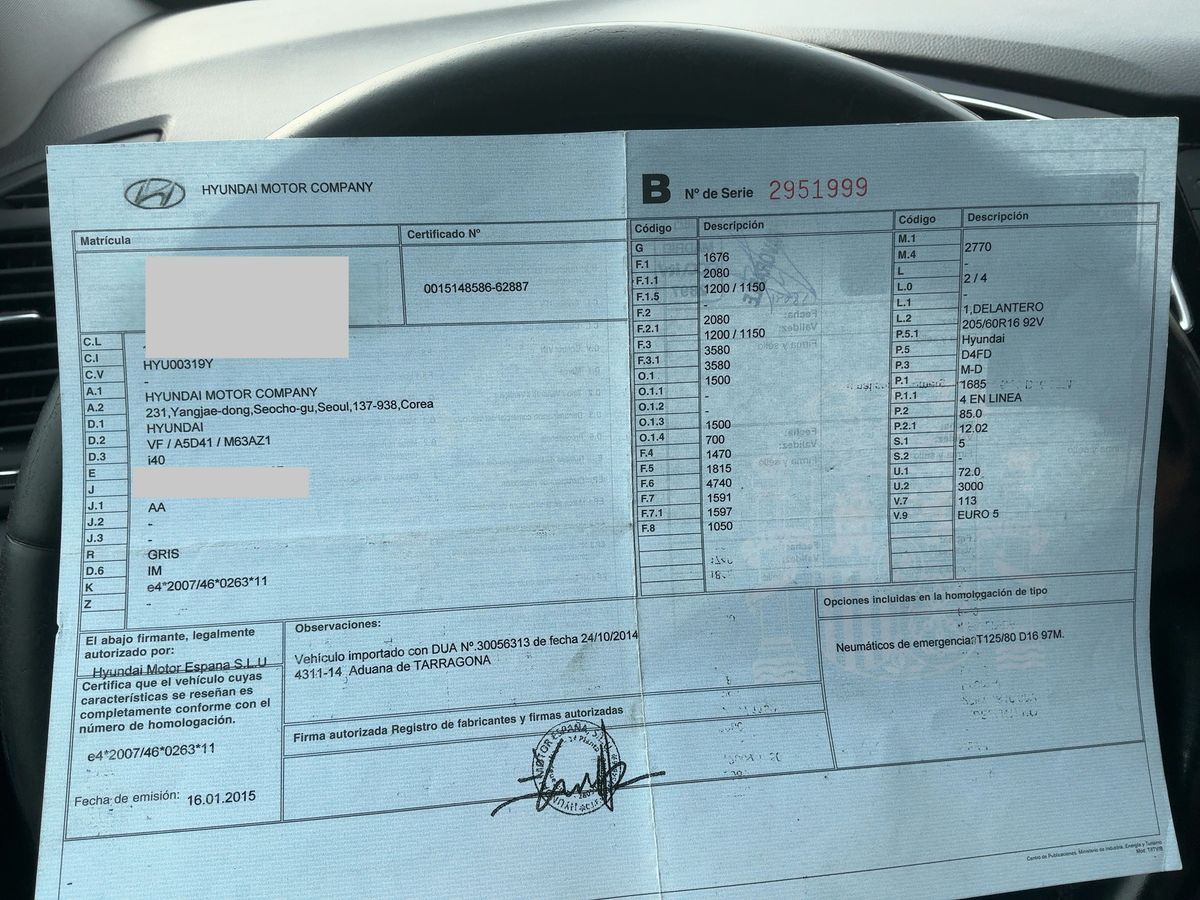 Hyundai i40 d'occasion