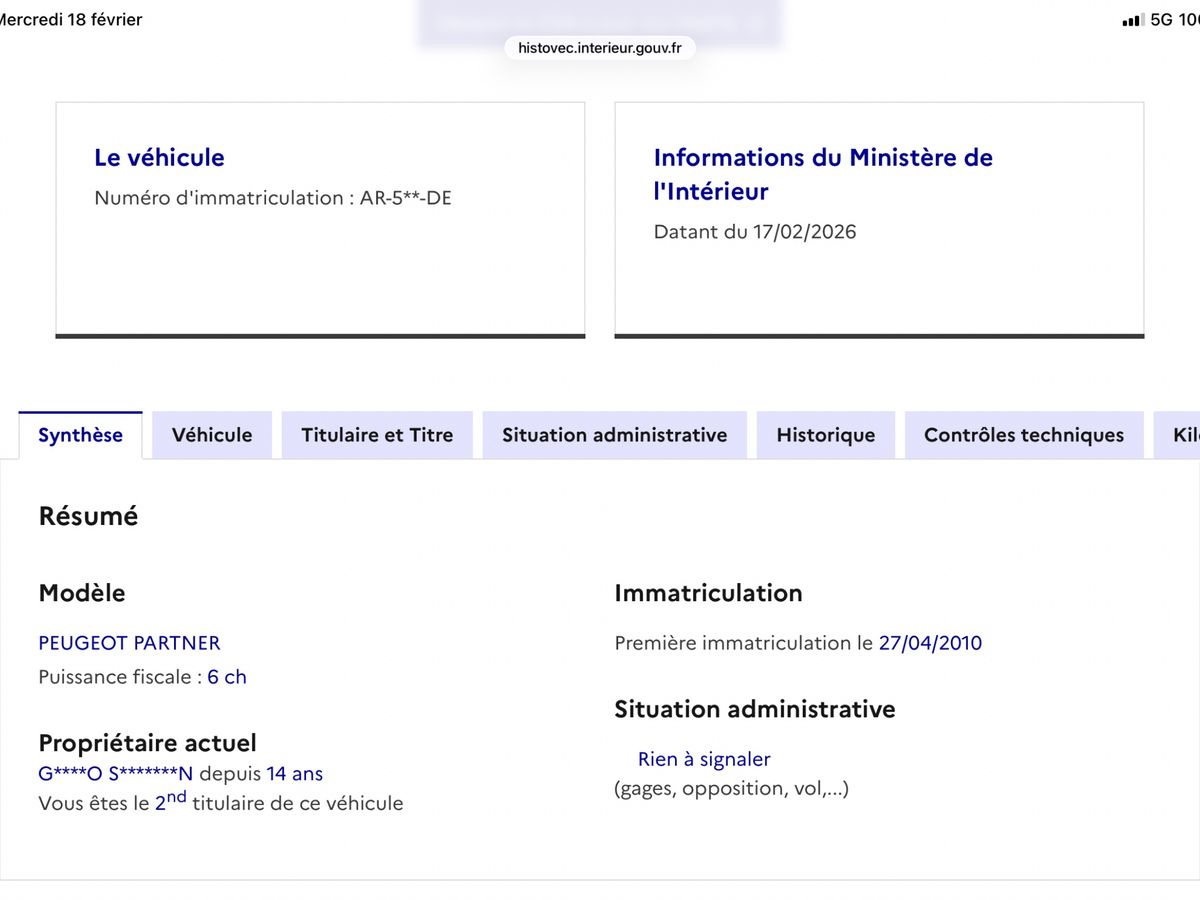 Peugeot Partner d'occasion