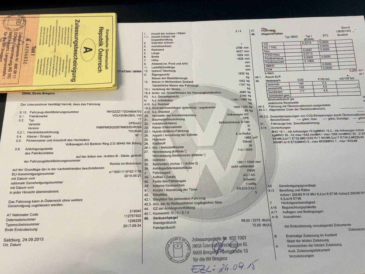 Volkswagen Touran d'occasion