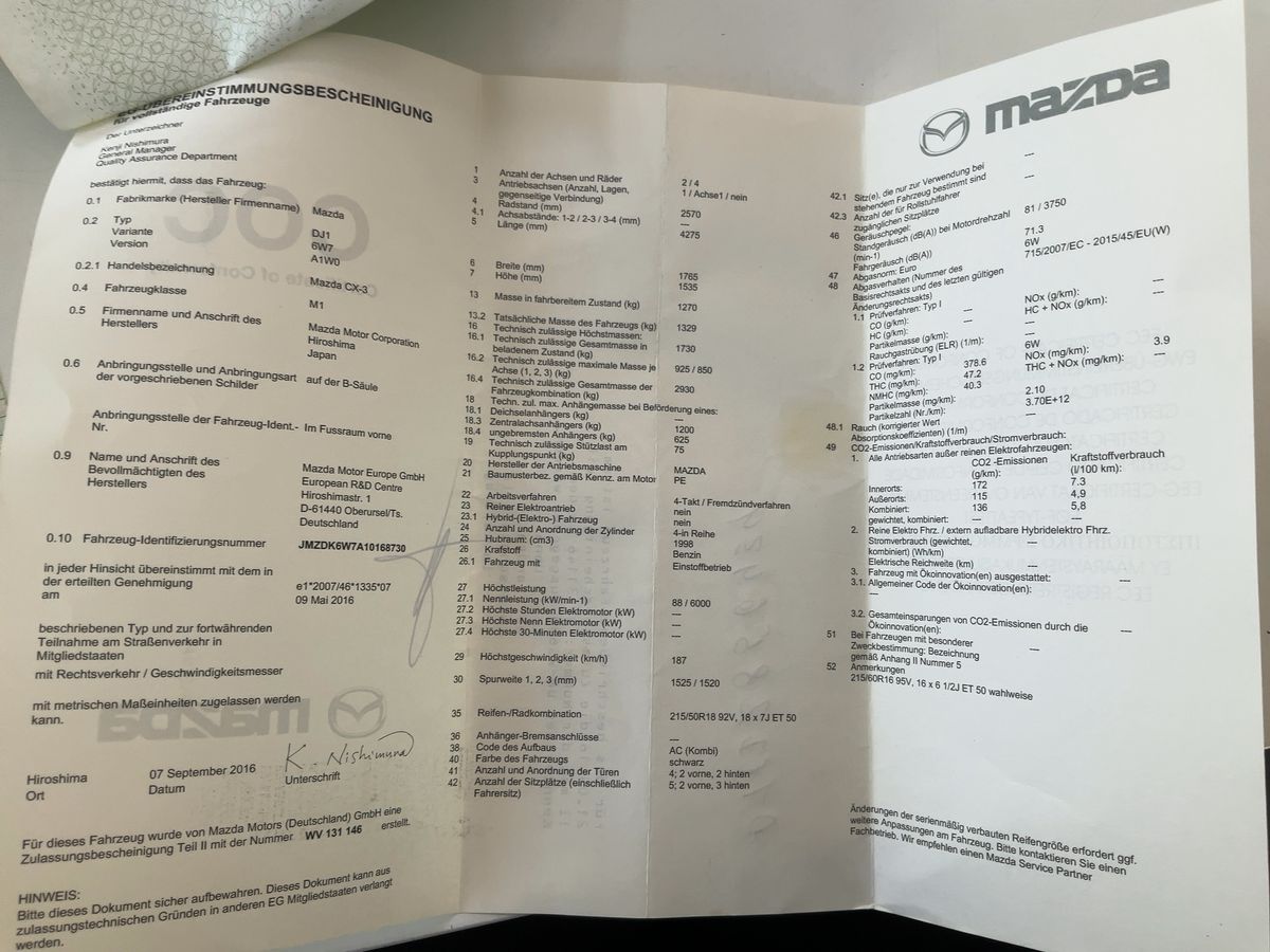 Mazda CX-3 d'occasion