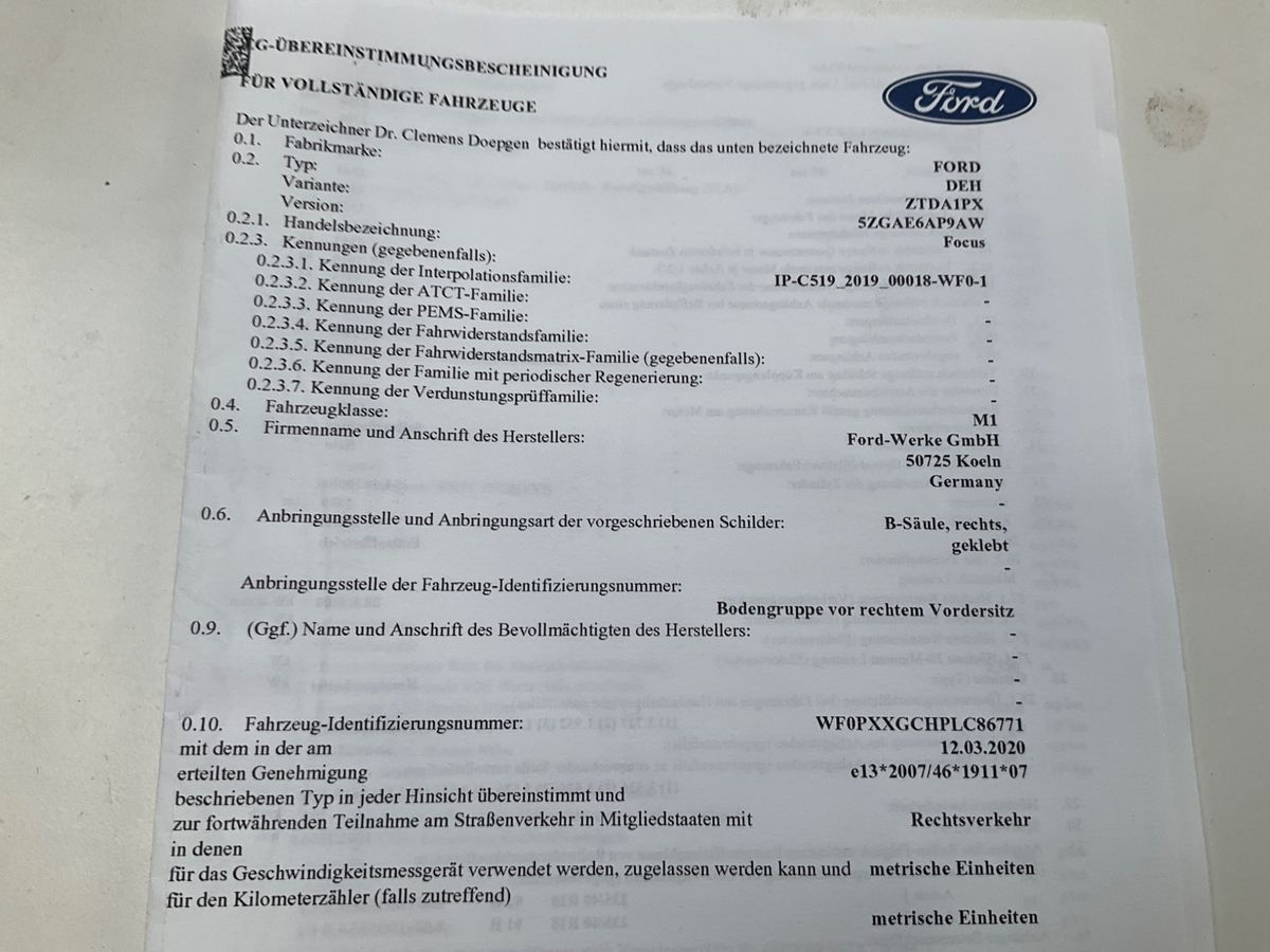 Ford Focus d'occasion