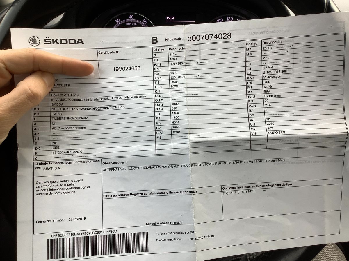 Skoda Rapid d'occasion