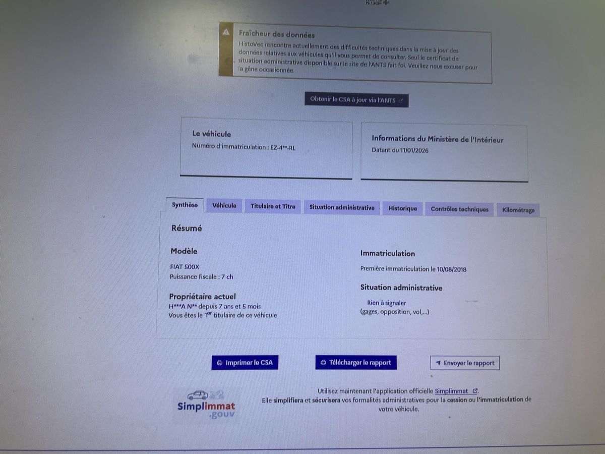 Fiat 500X d'occasion