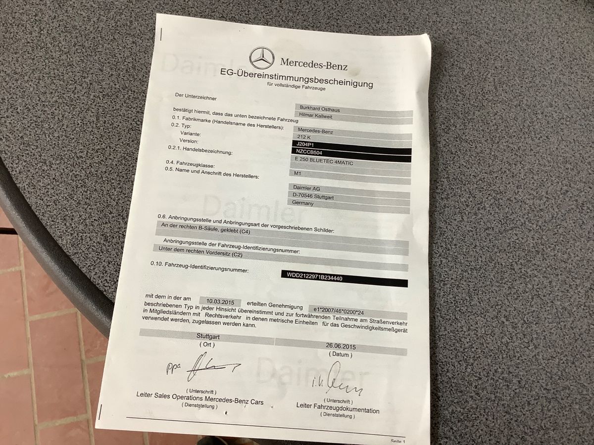 Mercedes-Benz E-Klasse d'occasion