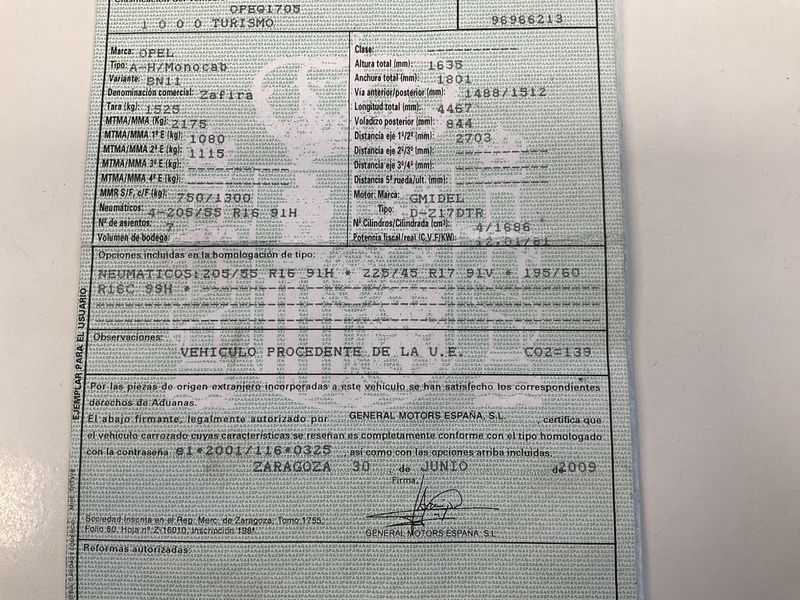Opel Zafira 1.7 CDTI Essentia — zdjęcie 6