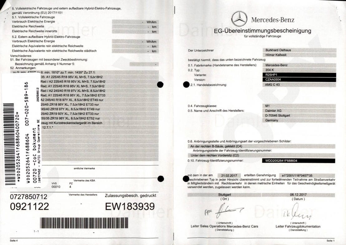 Mercedes-Benz C-Klasse d'occasion