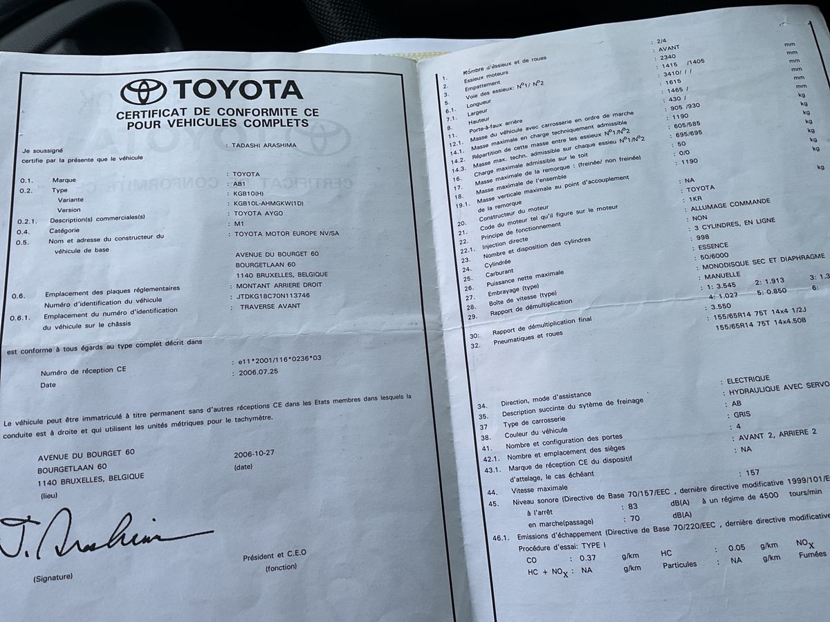 Toyota Aygo 1.0 Black
