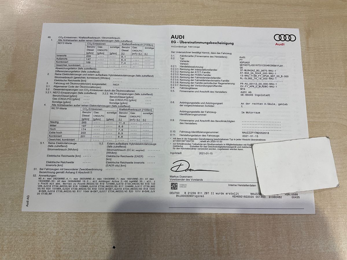 Audi Q5 45 TFSI Mild-Hybrid quattro edition one